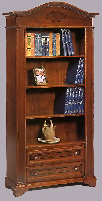Vitrina biblioteka 256 — cm. 100 x 35 x 200 H.