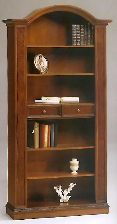Vitrina biblioteka 418 — cm. 95 x 31 x 192 H.