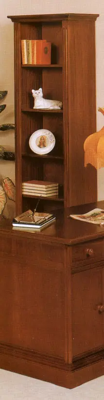 Vitrina biblioteke 521 — cm. 54 x 36 x 200 H.